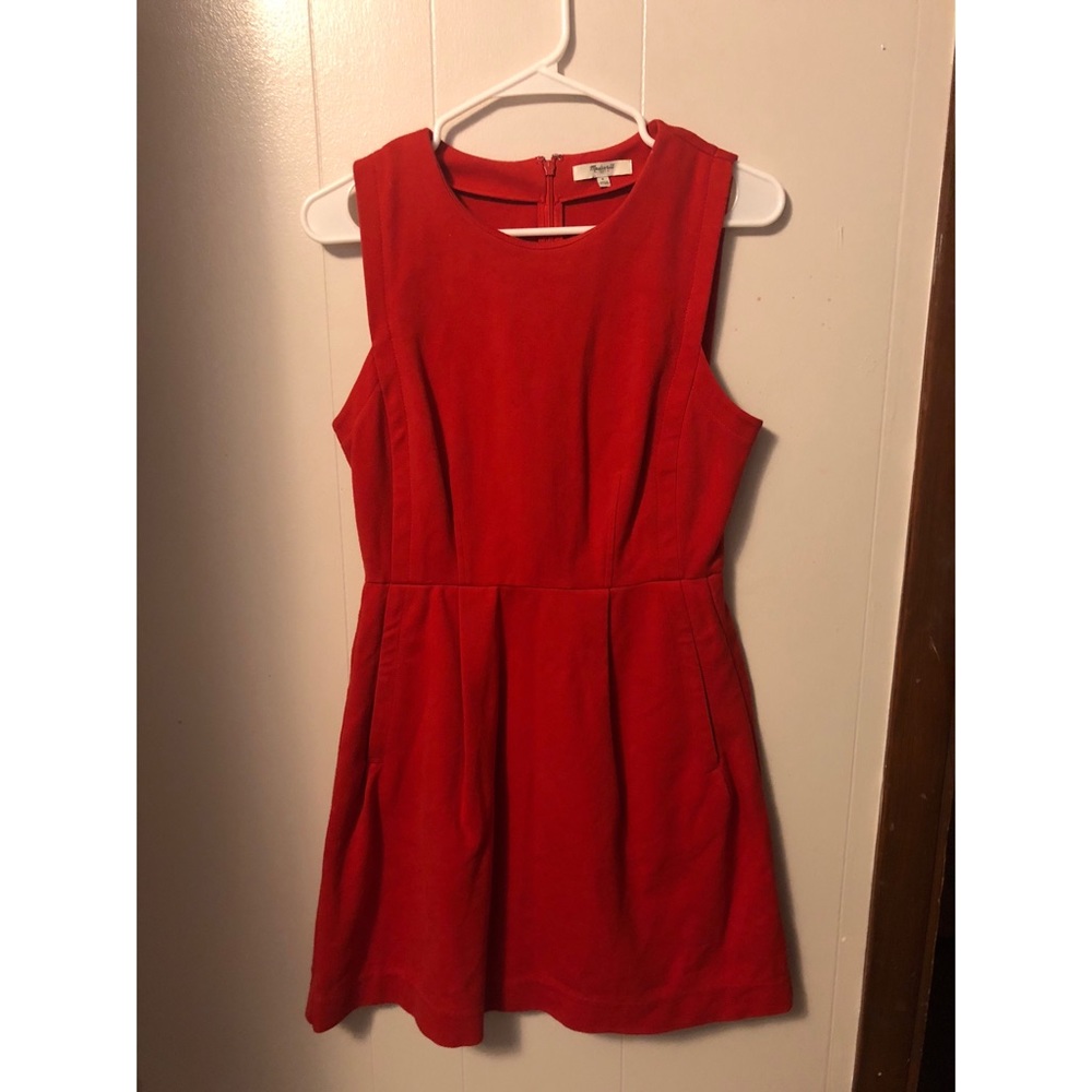 MADEWELL Sleeveless Easter Red Dress size 6 medium